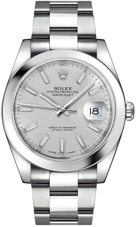 rolex watch silver men|Rolex silver watch price.